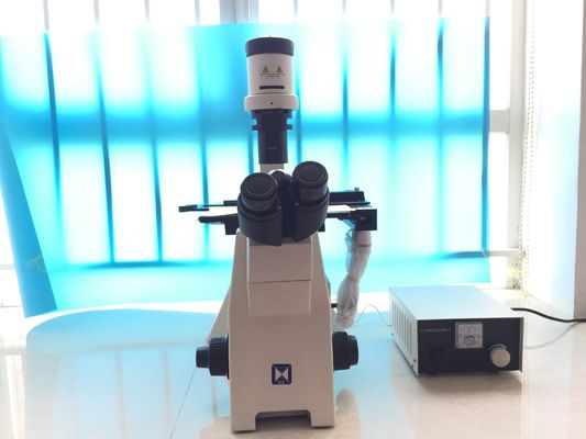 Mikroskop Biologi Terbalik Trinokuler Untuk Penelitian Kultur Sel