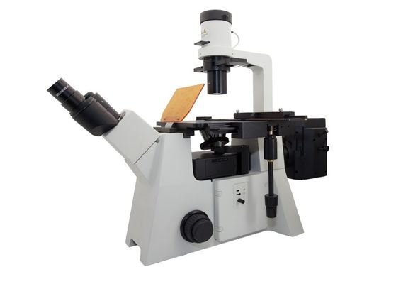 Mikroskop Fluoresensi Terbalik Trinokuler dengan KAMERA CCD