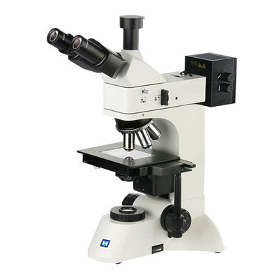 Mikroskop Metalurgi Tegak Tujuan Lapangan Gelap 1500X