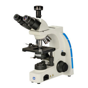 LM-302 Laboratorium Mikroskop Metalurgi Trinokuler Tegak dengan Slide Analyzer